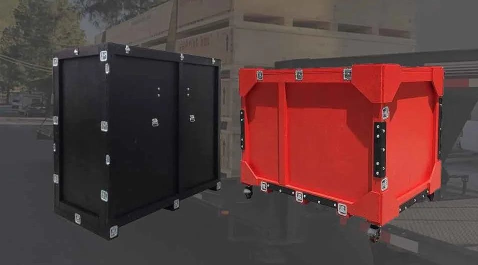 Custom-Built, Reusable Trade Show Wood Crates